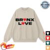 Bronx Native Merch Store I Love The Bronx Snow Washed Oversized Cotton T-Shirt