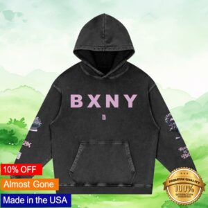 Bronx Native Merch Store Rooted In Bxny Snow Washed Loose Cotton Hoodie