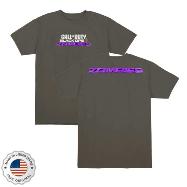 Call Of Duty Merch Store Call Of Duty Black Ops 7 Zombies T-Shirt ...