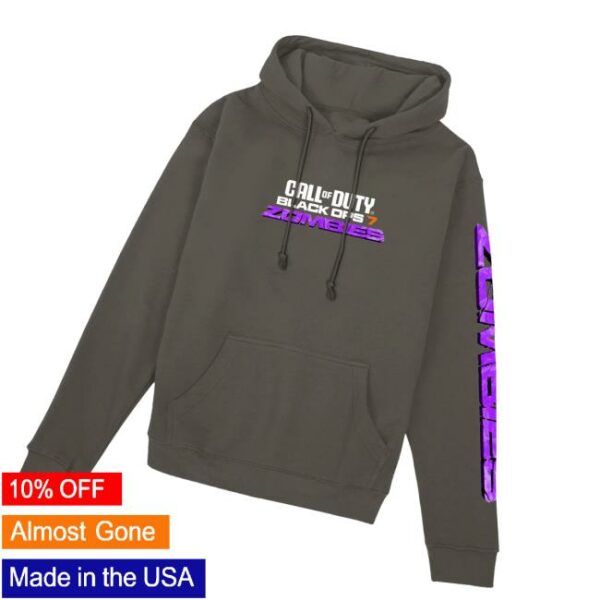 Call Of Duty Merch Store Call Of Duty Black Ops 7 Zombies Grey Pullover ...