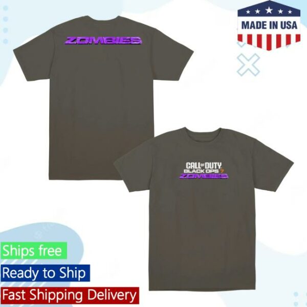 Call Of Duty Merch Store Call Of Duty Black Ops 7 Zombies Grey T-Shirt ...