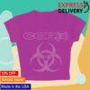 Lil Uzi Vert Merch Store Welcome To Core Biohazard Baby Tee Pink W Black