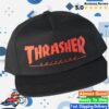 kenny impericon store merch thrasher x spitfire snapback black cap wpng ue