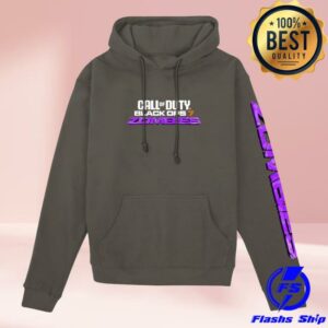 Call Of Duty Merch Store Call Of Duty Black Ops 7 Zombies Grey Pullover Hoodie