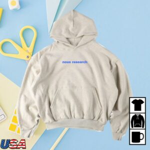 Nous Research Store Merch Badge Hoodie