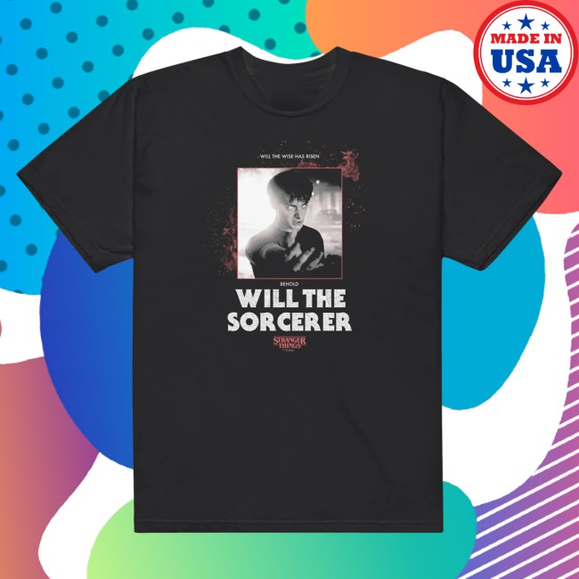 Netflix Store Merch Stranger Things T-Shirt Will The Sorcerer Comfort Colors Netflix Store Merch Stranger Things T-Shirt Will The Sorcerer Comfort Colors