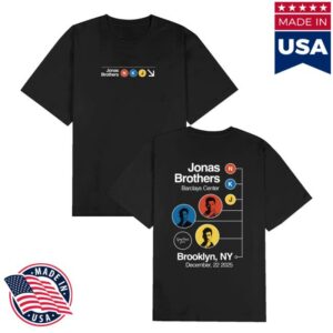 Jonas Brothers Merch Store Greetings From Your Hometown Brooklyn Ny Tee