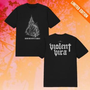 Violent Vira Merch Store Burn Me Church T-Shirt