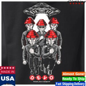 Hello Merch Store Devo Mutate Black Zip-Up Hoodie