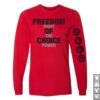 kenny hello merch store devo freedom of choice red long sleeve