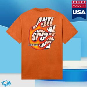 Extrabutterny Store Merch Anti Social Social Club X Nascar Mens Daytona Tee
