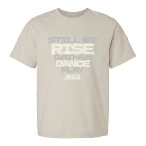 Winter Jazzfest Merch Store Still We Rise Tee Off White