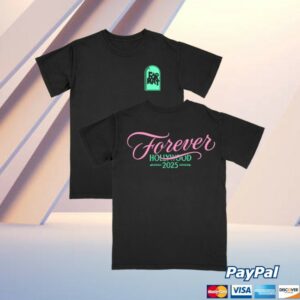 Hello Merch Store The Format Hollywood Forever Black T-Shirt