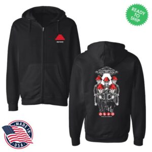 Hellomerch Store Devo Mutate Black Zip-Up Hoodie