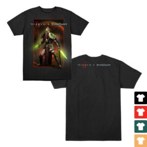 Blizzard Gear Merch Store Diablo X Starcraft The Dark Prelate Black T-Shirt