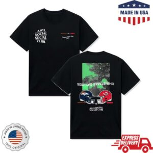 Antisocialsocialclub Merch Store Nfl Xmas Bvc Tee