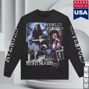 Hot Topic Shop Merch Avenged Sevenfold Nightmare 15Th Anniversary Long-Sleeve T-Shirt