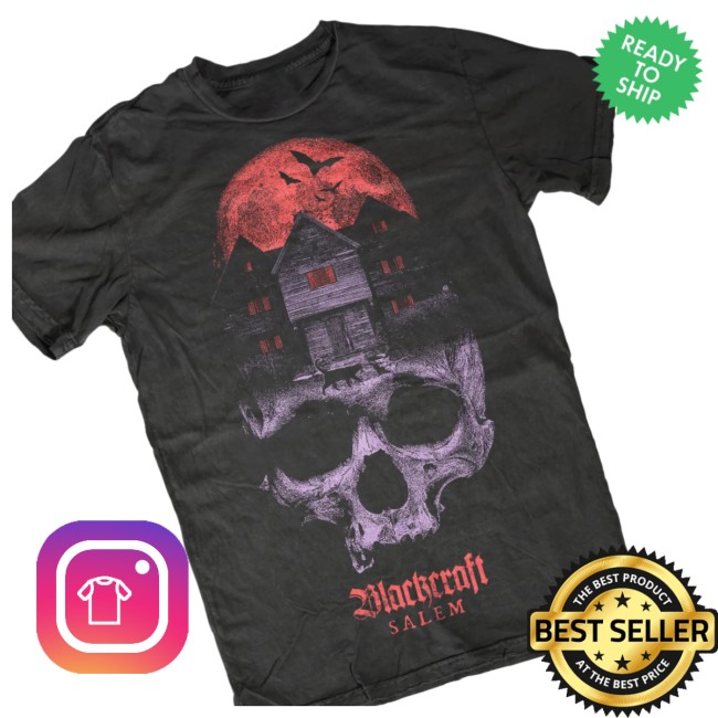 Blackcraftcult Store Merch Salem Witch House T-Shirt Blackcraftcult Store Merch Salem Witch House T-Shirt