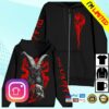 kenny blackcraft cult store merch hexed hooves zip up hoodie wpsdd