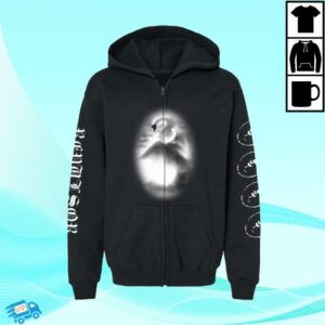 Shlohmo Merch Store Swan Zip Hoodie