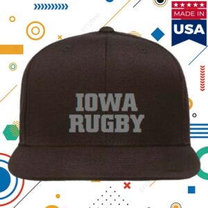 Iowa Rugby Foundation Store Merch Flat Bill Hat