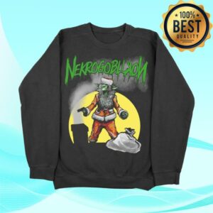 Nekrogoblikon Merch Store Santa Goblin Crewneck