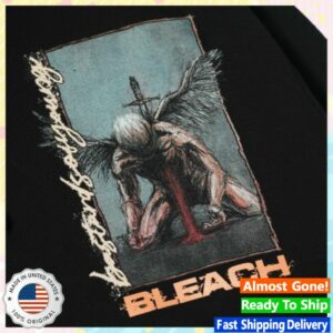 The Bastards Of Young Store Merch Bleach Betrayed Navy Tee