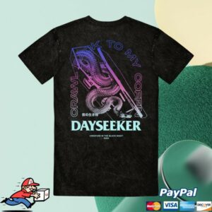 Spinefarm Store Merch Dayseeker Coffin Snake Mineral Wash T-Shirt