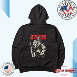 Slam Jam Store Merch Slam Jam Hysteric Angels Zip Up Hoodie Black