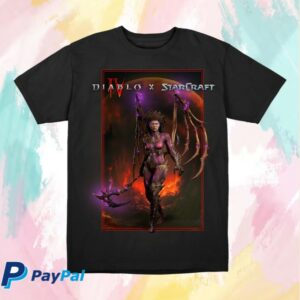 Blizzard Store Merch Diablo X Starcraft The Queen Of Blades T-Shirt