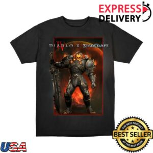 Blizzard Store Merch Diablo X Starcraft The Rebel Marshall T-Shirt