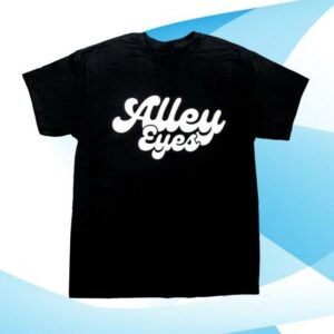 Alley Eyes Merch Store Black Logo Tee