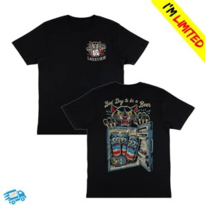 Lakeview Merch Store Bad Day To Be A Beer Black Unisex Tee