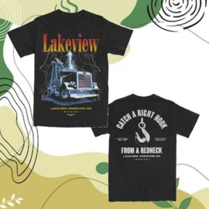 Lakeview Merch Store Wrecking Co Black Unisex Tee