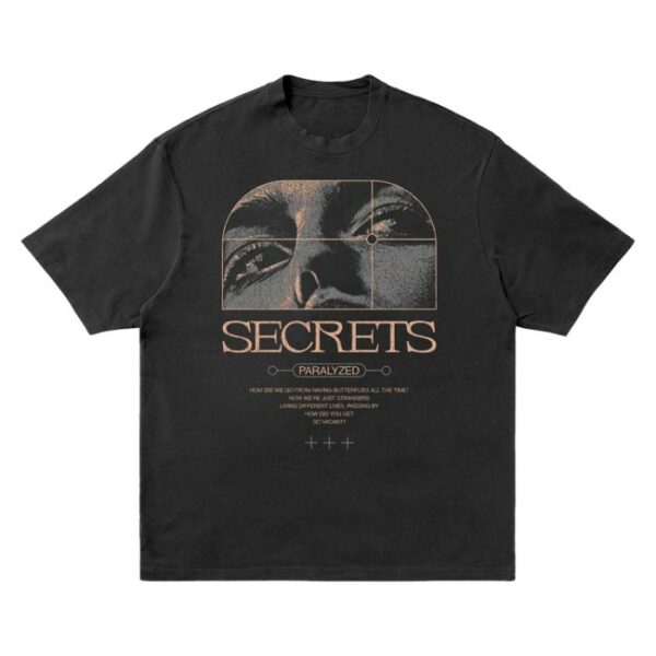 Secrets Merch Secret Merch Store Shop Secrets Paralyzed T-Shirt - Newest Fashion Trends