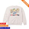 kenny cruddy store merch bigwave i love cat dog sweatshirt erw