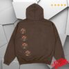 kenny travis scott merch store travis scott utopia a2 hooded sweatshirt brown