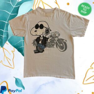 Chinacat Clothing Merch Store 90S Snoopy Moto Shirt