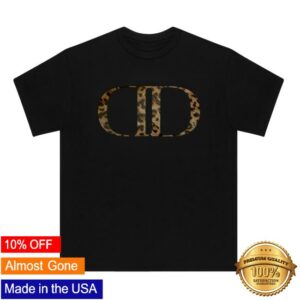 Lil Tecca Merch Store Dopamine Logo Tee Black Leopard