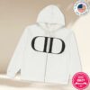 kenny Lil Tecca Merch Store Dopamine Logo Zip Hoodie Whitea
