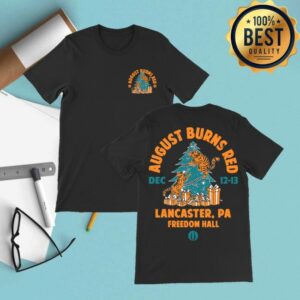 August Burns Red Tour Merch Store Christmas Cats T-Shirt