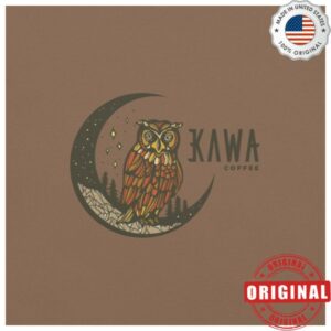 Kawa Coffee Store Merch Espresso Owl T-Shirt