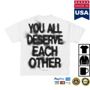 Tsunami Sea Store Merch Soft Spine Lyric White T-Shirt