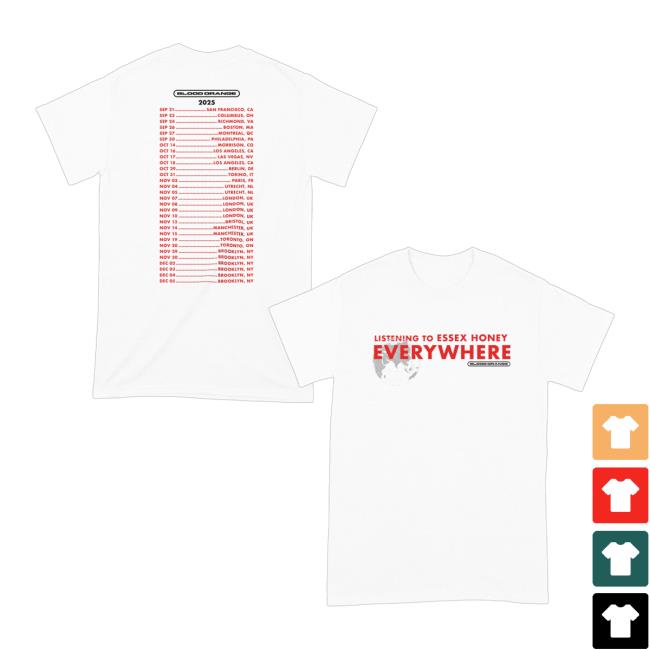 The Cbp Store Merch Listening To Essex Honey Everywhere 2025 T-Shirt