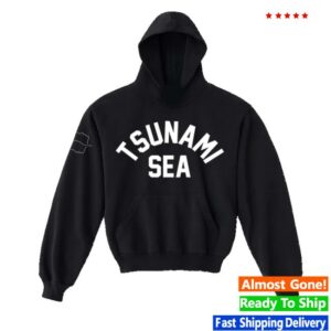 Tsunami Sea Merch Store Collegiate Black Pullover