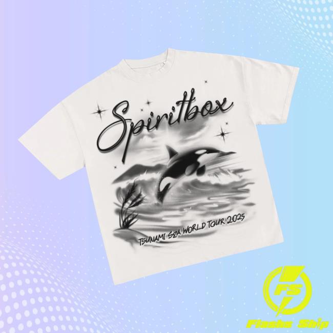 Tsunami Sea Merch Store Airbrush Orca White T-Shirt Tsunami Sea Merch Store Airbrush Orca White T-Shirt