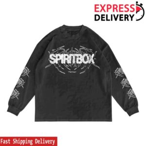 Tsunami Sea Merch Store Black Rainbow Lyric Shadow Long Sleeve