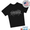 kenny Tsunami Sea Merch Store Death Metal Logo Silver Shimmer Womens T Shirta