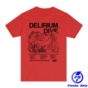 Retail Shop Store Merch Freeride Zone Delirium Dive Tee