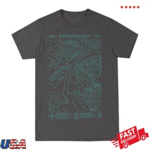 Retail Shop Store Merch Sunshine Village Topographic Tee